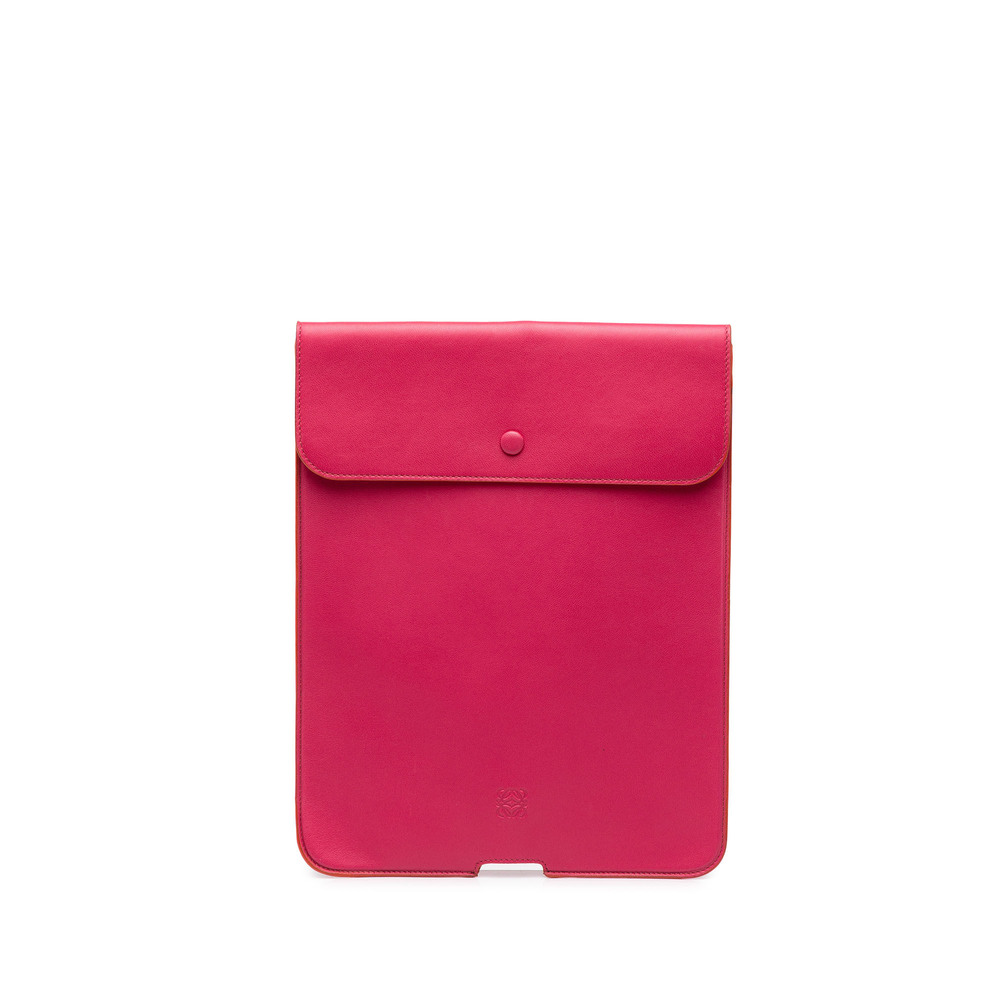 Pre-Loved LOEWE Calfskin Anagram iPad Case